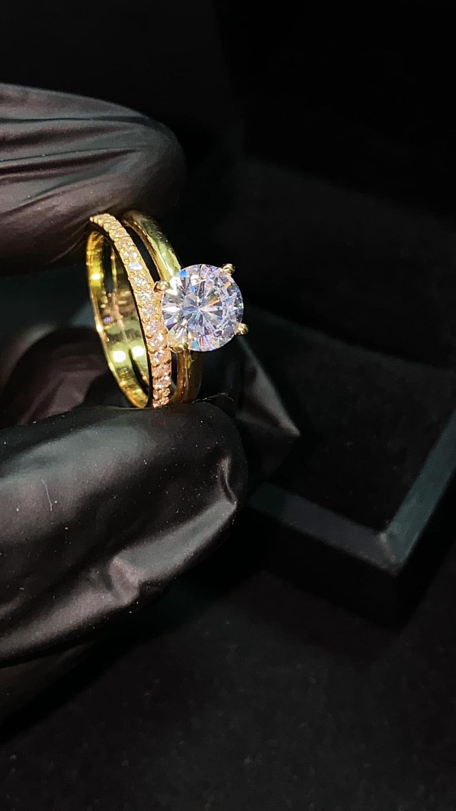 Anillo "Doble Destello"