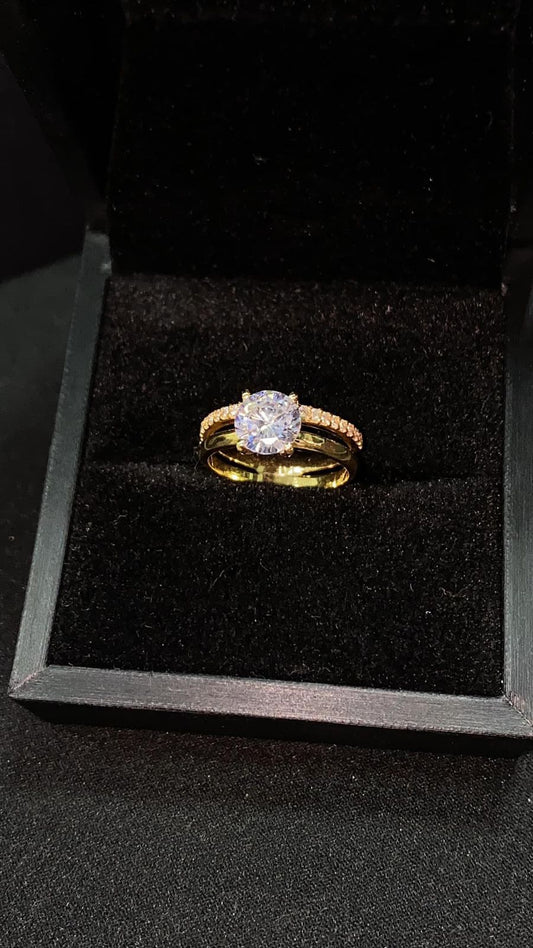 Anillo "Doble Destello"