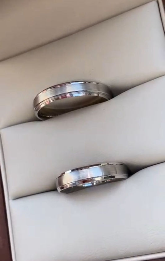 Argollas de matrimonio  “Línea Platina Elegance”