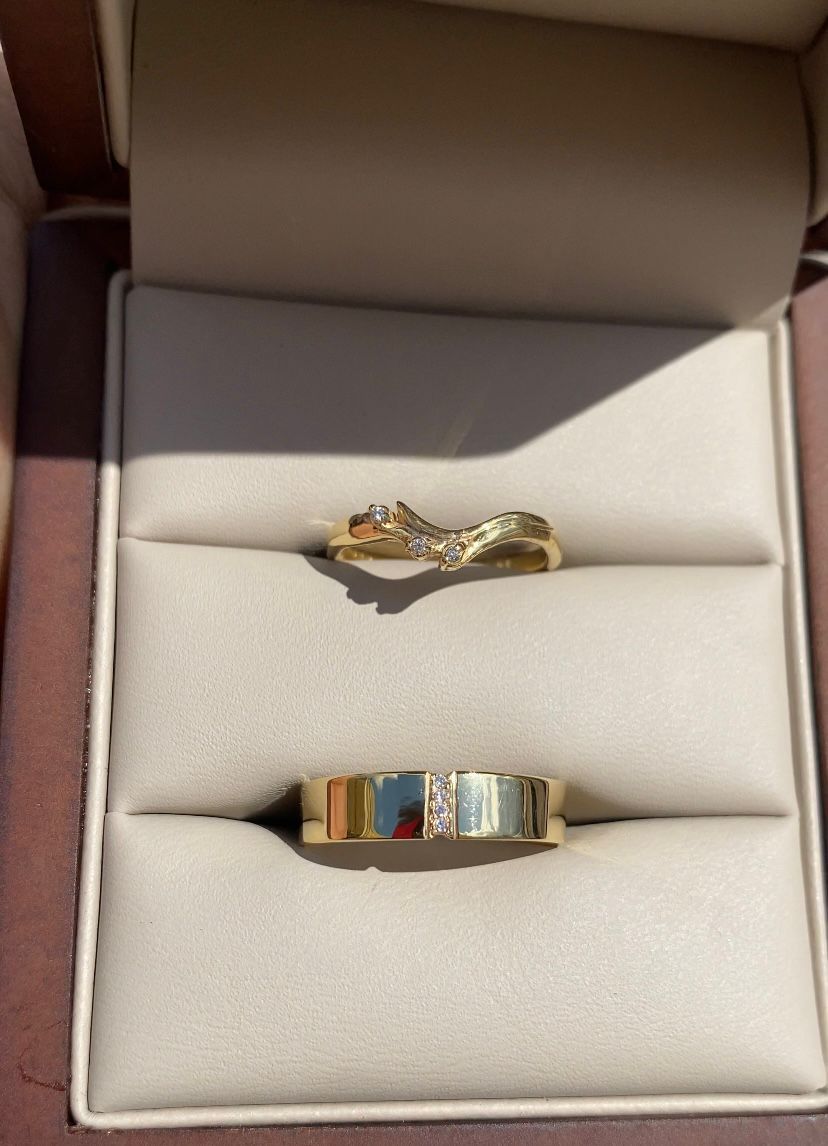 Argollas matrimoniales  “Eternal Flow Set”