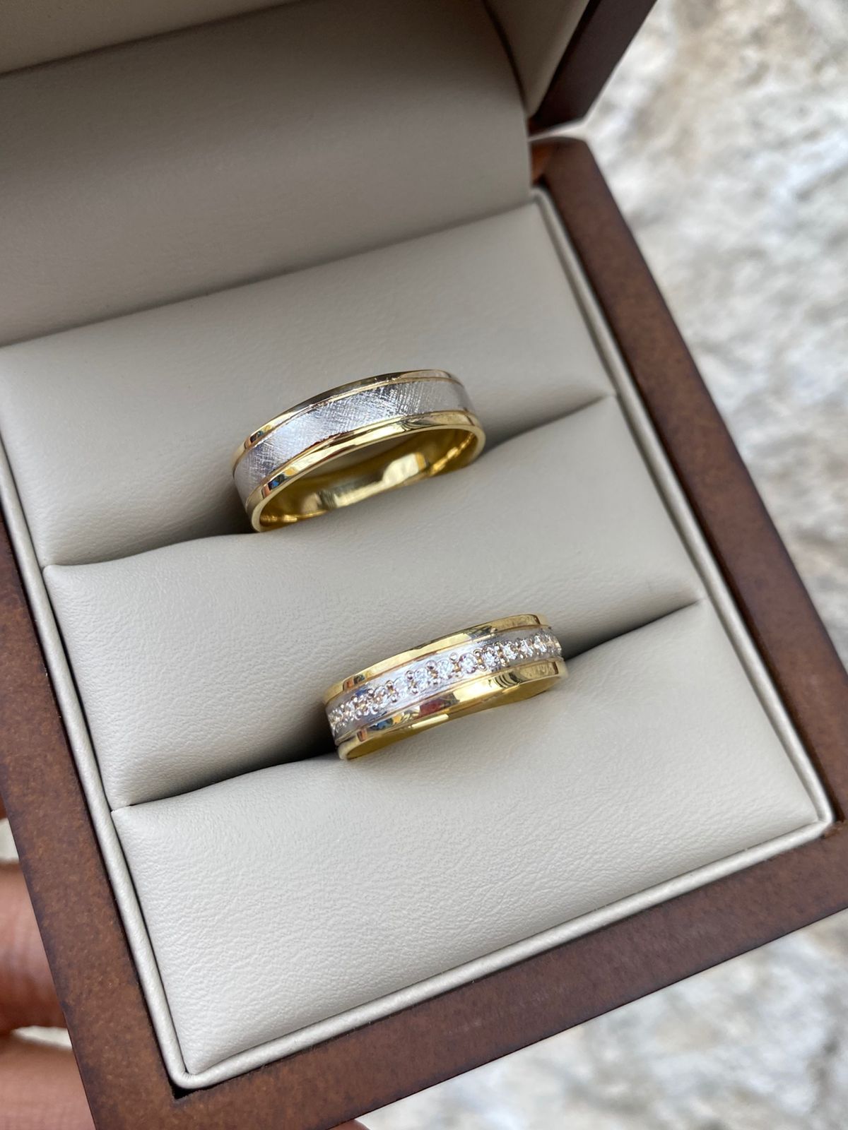 Argollas de matrimonio "Armonía Mixta"